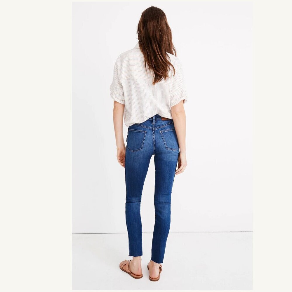 Madewell 10" High Rise Skinny Crop Jeans Size 29 - Picture 2 of 16